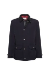 Brunello Cucinelli Stretch Coated Nylon Field Jacket