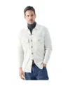Brunello Cucinelli Fine-knit Cashmere Shirt Cardigan In White