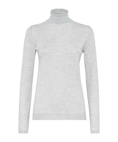 BRUNELLO CUCINELLI BRUNELLO CUCINELLI TURTLENECK KNITTED JUMPER