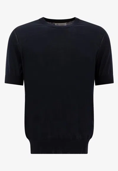 BRUNELLO CUCINELLI FINE KNIT T-SHIRT