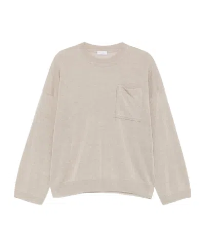 BRUNELLO CUCINELLI FINE-KNIT T-SHIRT