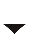 Brunello Cucinelli Fine-knit Triangular Scarf In Black