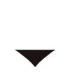 Brunello Cucinelli Fine-knit Triangular Scarf In Brown