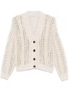 Brunello Cucinelli Cotton Cardigan In White