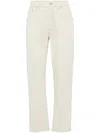Brunello Cucinelli Straight-leg Jeans In White