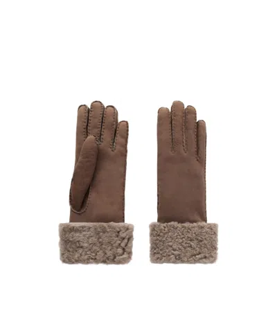 Brunello Cucinelli Five Finger Gloves In Brown
