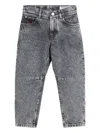 Brunello Cucinelli Five-pocket Acid-wash Jeans In Gray