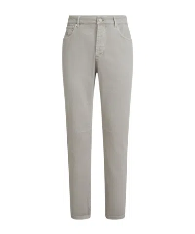 BRUNELLO CUCINELLI BRUNELLO CUCINELLI LOGO-PATCH STRAIGHT LEG JEANS