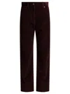 Brunello Cucinelli Five-pocket Corduroy Pants Trousers Bordeaux In Brown