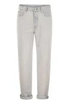 Brunello Cucinelli Men's Five-pocket Iconic Fit Denim Trousers