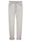 Brunello Cucinelli Men's Five-pocket Iconic Fit Denim Trousers In Light Denim