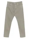 Brunello Cucinelli Five-pocket Jeans In Green