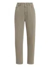 Brunello Cucinelli Baggy Tapered Trousers In Neutral