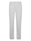 Brunello Cucinelli Trousers With Belt Loops And Pockets In Gray