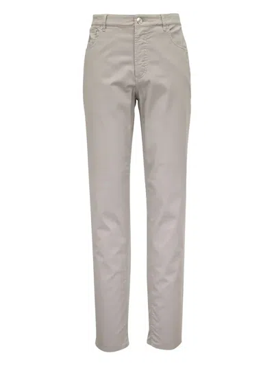 Brunello Cucinelli Five-pocket Trousers In Neutral