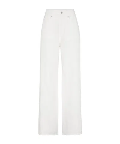 BRUNELLO CUCINELLI FIVE-POCKET WIDE-LEG JEANS