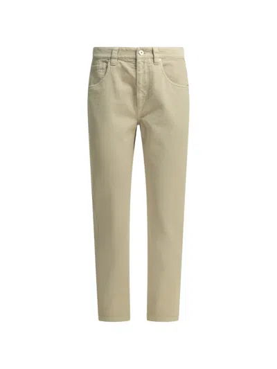 Brunello Cucinelli Five-pocket Straight-leg Jeans In Multi