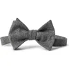 Brunello Cucinelli Flannel Bowtie In Gray