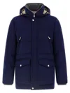 Brunello Cucinelli Padded Jacket In Blue