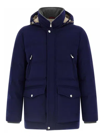 BRUNELLO CUCINELLI CHAQUETA CASUAL - AZUL