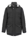 Brunello Cucinelli Long Sleeve Cotton Coat In Gray