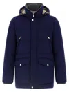 Brunello Cucinelli Padded Jacket In Blue