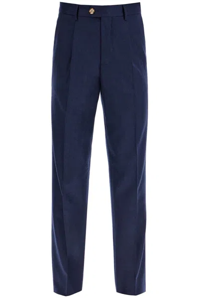 Brunello Cucinelli Pants In Blu Marina