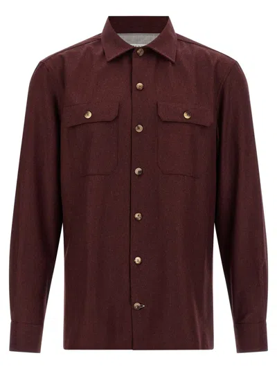 BRUNELLO CUCINELLI BRUNELLO CUCINELLI FLANNEL OVERSHIRT