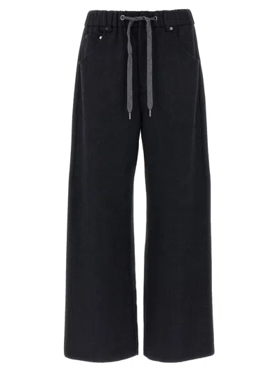 BRUNELLO CUCINELLI FLANNEL PANTS