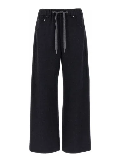 BRUNELLO CUCINELLI FLANNEL PANTS