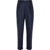 Brunello Cucinelli Linen Pants In Blue