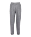 Brunello Cucinelli Timeless Chino Trousers With Pockets In Gray