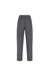 Brunello Cucinelli Flannel Twill Baggy Trousers In Gray