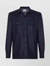 Brunello Cucinelli Virgin Wool Flannel Overshirt With Pockets
