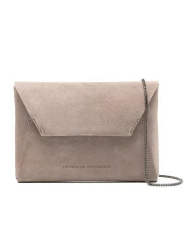 BRUNELLO CUCINELLI FLAP CLUTCH