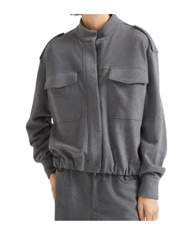 BRUNELLO CUCINELLI FLAP-POCKET DRAWSTRING BOMBER JACKET