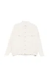Brunello Cucinelli Flap-pocket Drawstring Shirt In Neutral