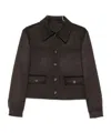 Brunello Cucinelli Flap-pocket Jacket In Black