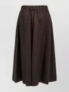 Brunello Cucinelli Elastic-waistband Midi Skirt