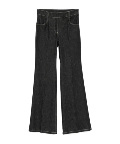 Brunello Cucinelli Flared Jeans In Black
