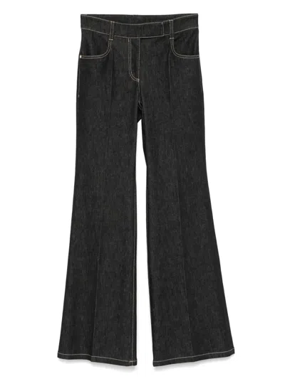 Brunello Cucinelli Flared Jeans In Black