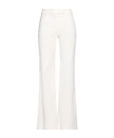 Brunello Cucinelli Flared Jeans In White