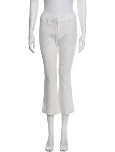 Pre-owned Brunello Cucinelli Flared Pants In White