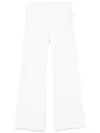 Brunello Cucinelli Flared Trousers In Neutrals