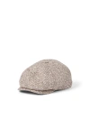 Brunello Cucinelli Wool And Alpaca Wool-blend Newsboy Cap In Brown