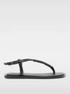 Brunello Cucinelli Monili-chain Leather Sandals In Black