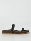 Brunello Cucinelli Women's Slides Precious In Dove Grey