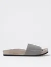 Brunello Cucinelli Flat Sandals  Woman Color Silver