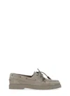 Brunello Cucinelli Flat Shoes In Gray