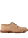 Brunello Cucinelli Refined Brown Suede Flat Shoes